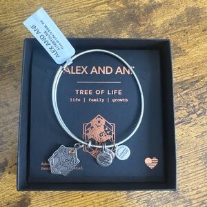Alex and Ani Silver Tree of Life Bracelet